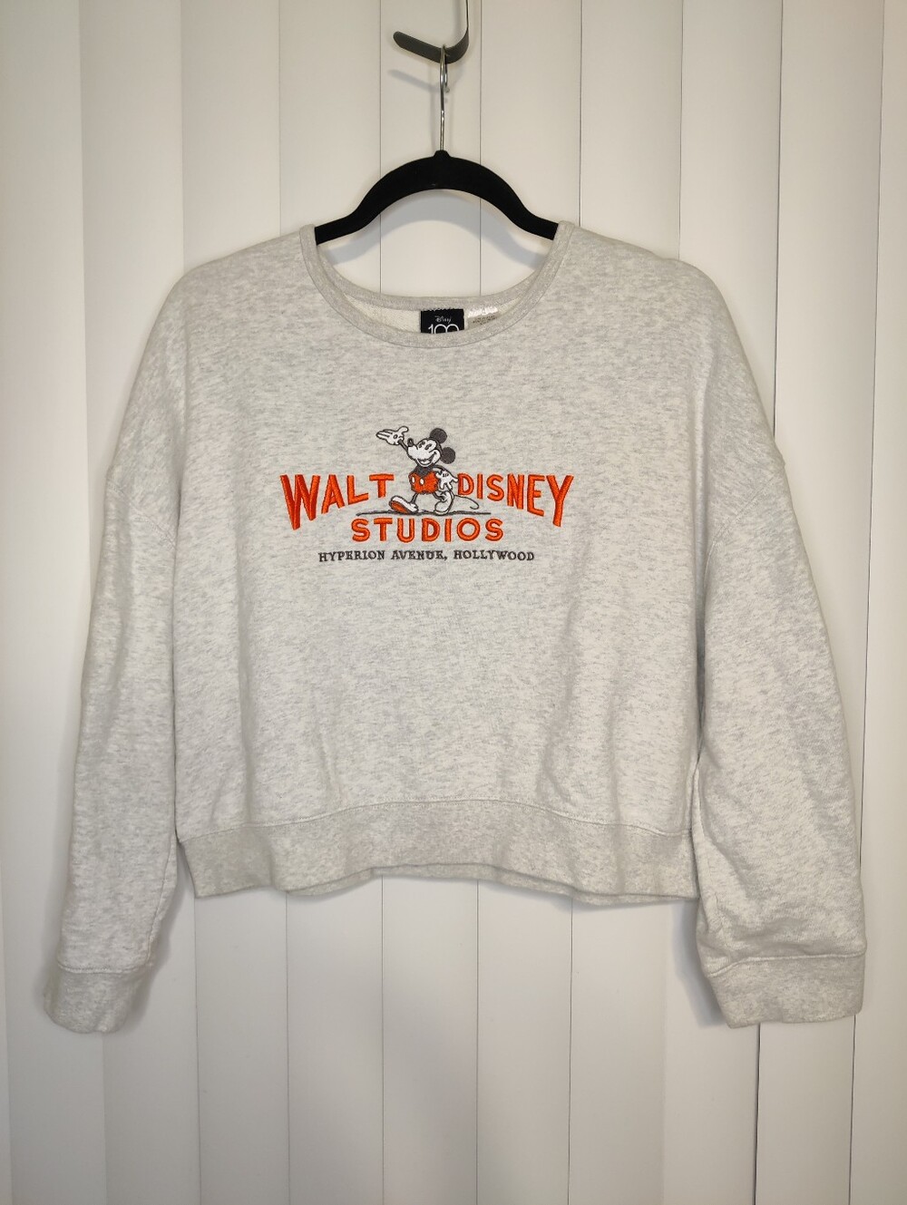 Disney 100 Light Gray Crewneck Sweatshirt